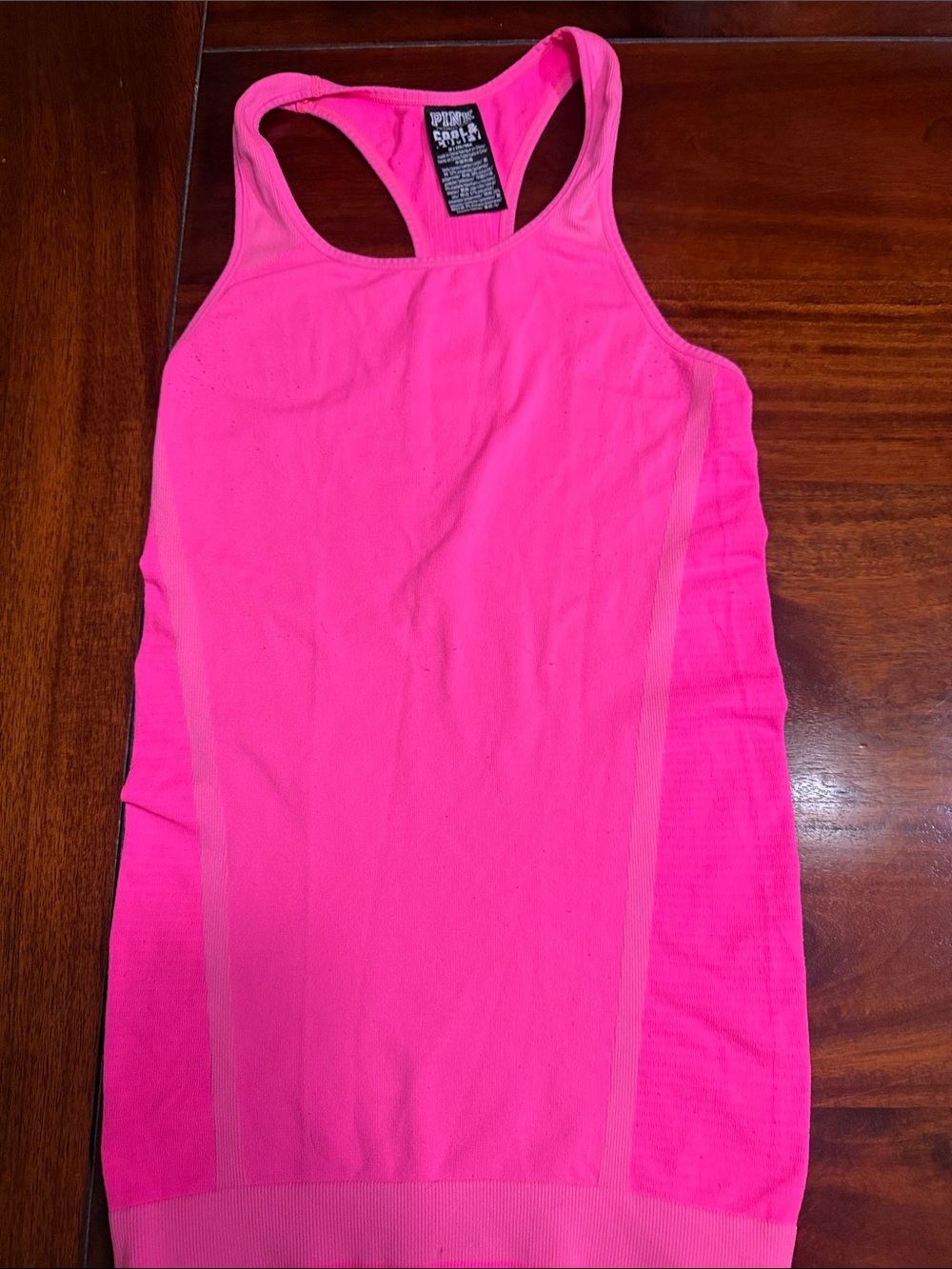 Pink Neon Pink Racerback Tank